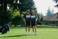 Danny and Braden about to tee off